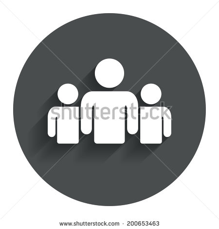 Group of People Icon Sign