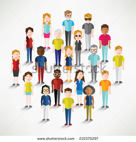 Group of People Icon Vector