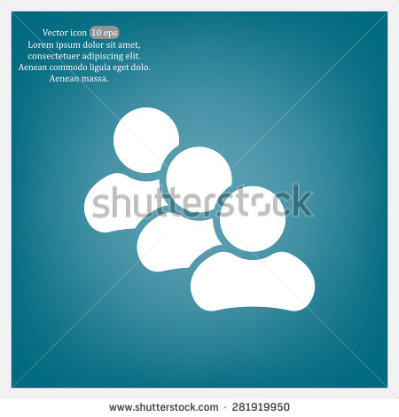 Group of People Icon Vector