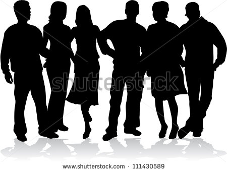 Group of People Silhouette