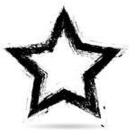 Grunge Star Vector Graphic