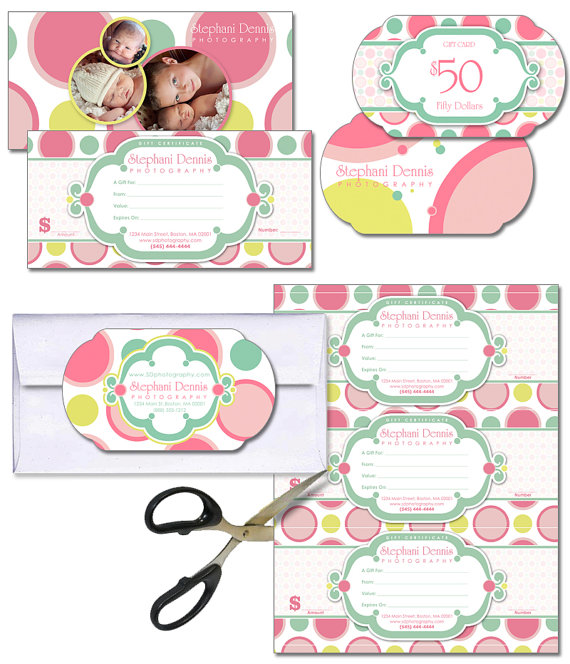 Gum Gift Certificate Template