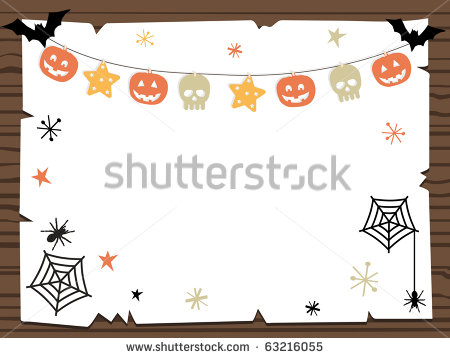 Halloween Wooden Sign Clip Art