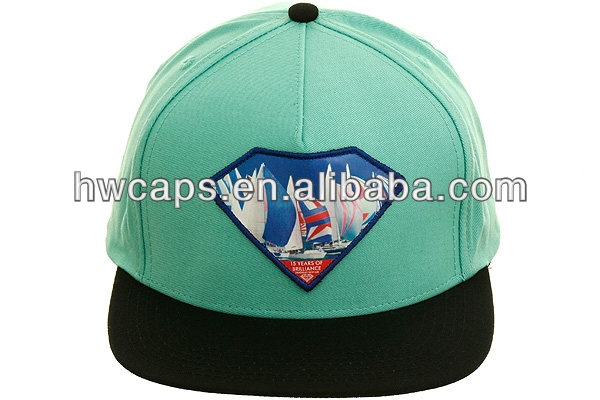 Hat Snapback Template PSD