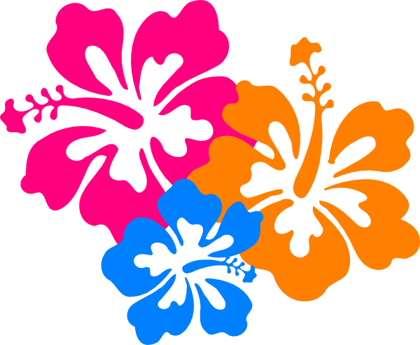 Hawaiian Hibiscus Flower Clip Art