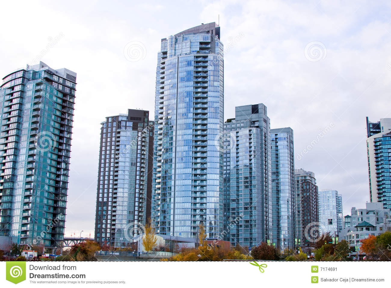 High-Rise Glass Towers