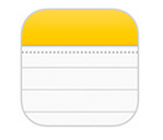 iPhone Notes Icon