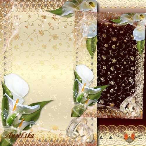 Lily Borders and Frames Lily Borders and Frames