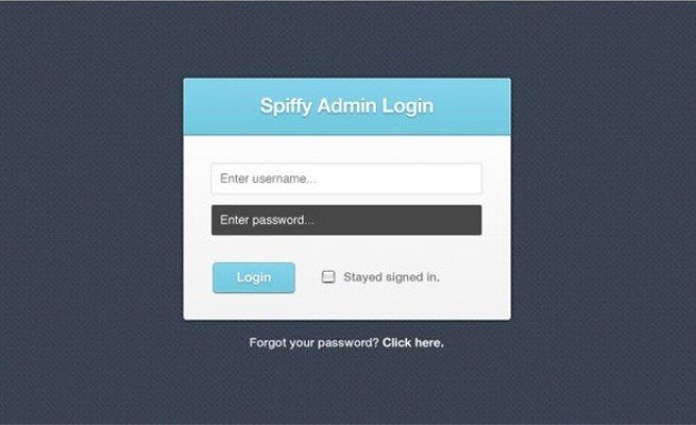 Login-Form PSD