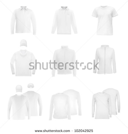 Long Sleeve Blank Shirt Template