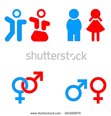 Man and Woman Icon Vector