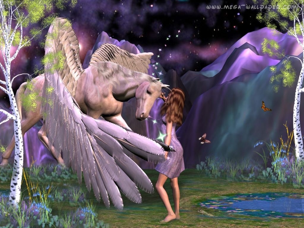 Mermaids with Unicorns and Pegasus Mermaids with Unicorns and Pegasus