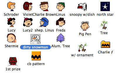 Merry Christmas Charlie Brown Icons