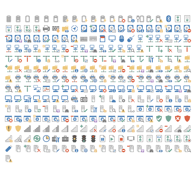 Microsoft Office 2013 Toolbar Icons