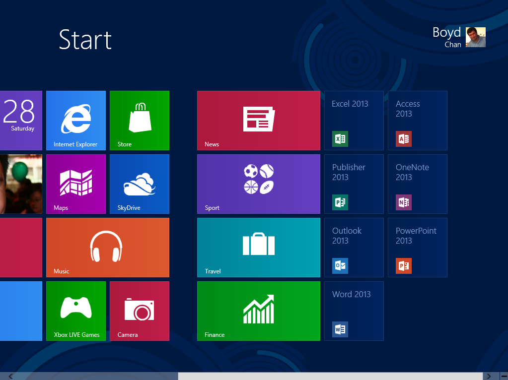 Microsoft Office Icons Windows 8