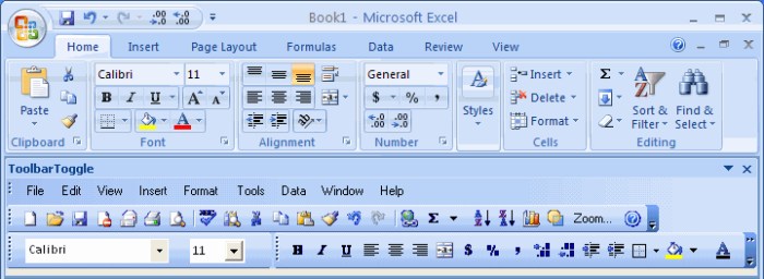 Microsoft Office Word 2010 Toolbar