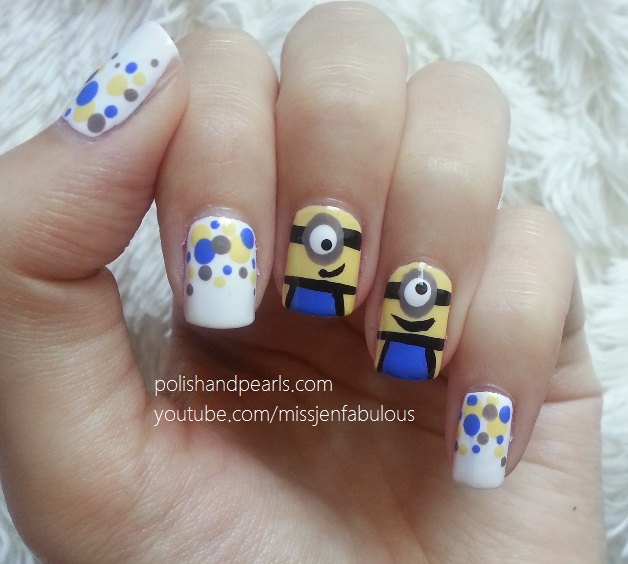 Minion Nail Art Minion Nail Art