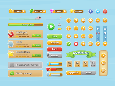Mobile Game UI Mobile Game UI