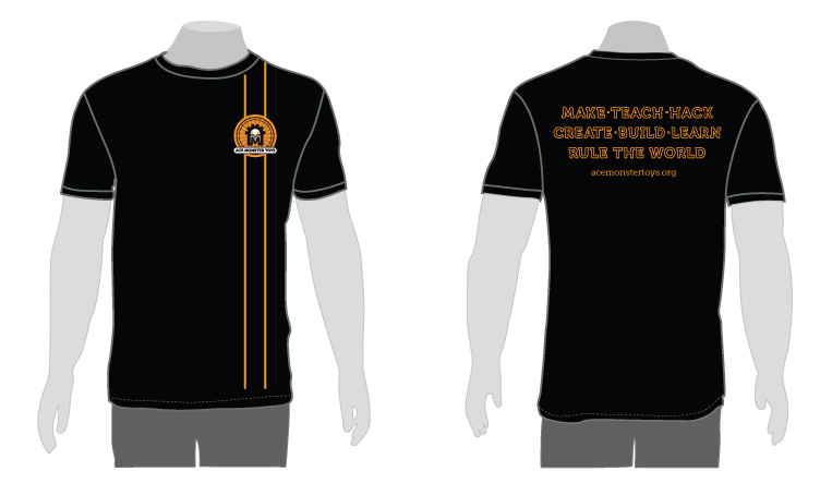 Model T-Shirt Template Front and Back