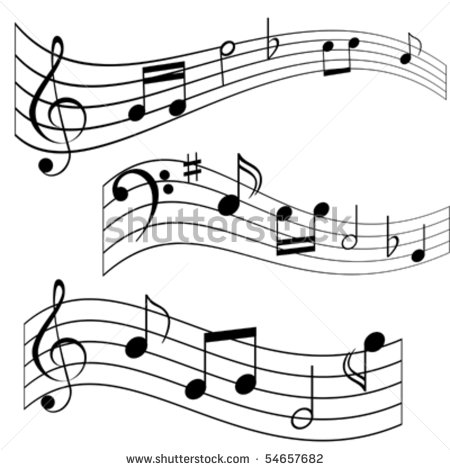Musical Notes On Sheet Music