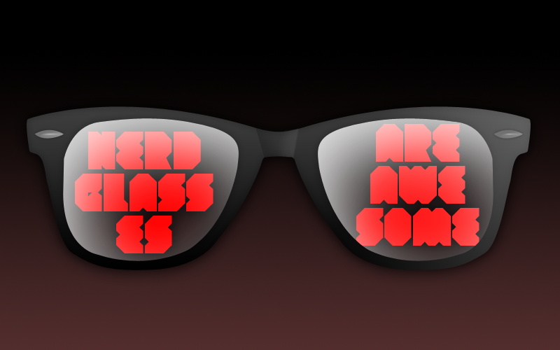 Nerd Glasses Wallpaper