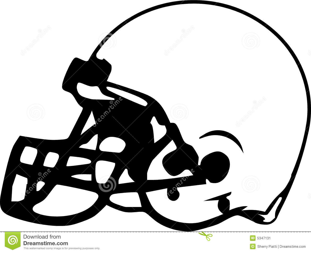 NFL Football Helmet Drawings