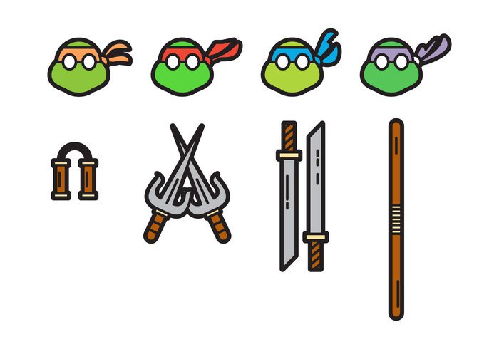 Ninja Turtle Vector