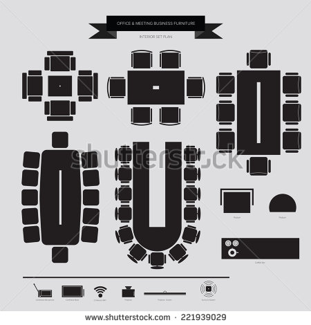 Office Chair Plan View