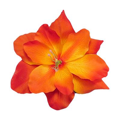 Orange Tropical Flower Clip Art