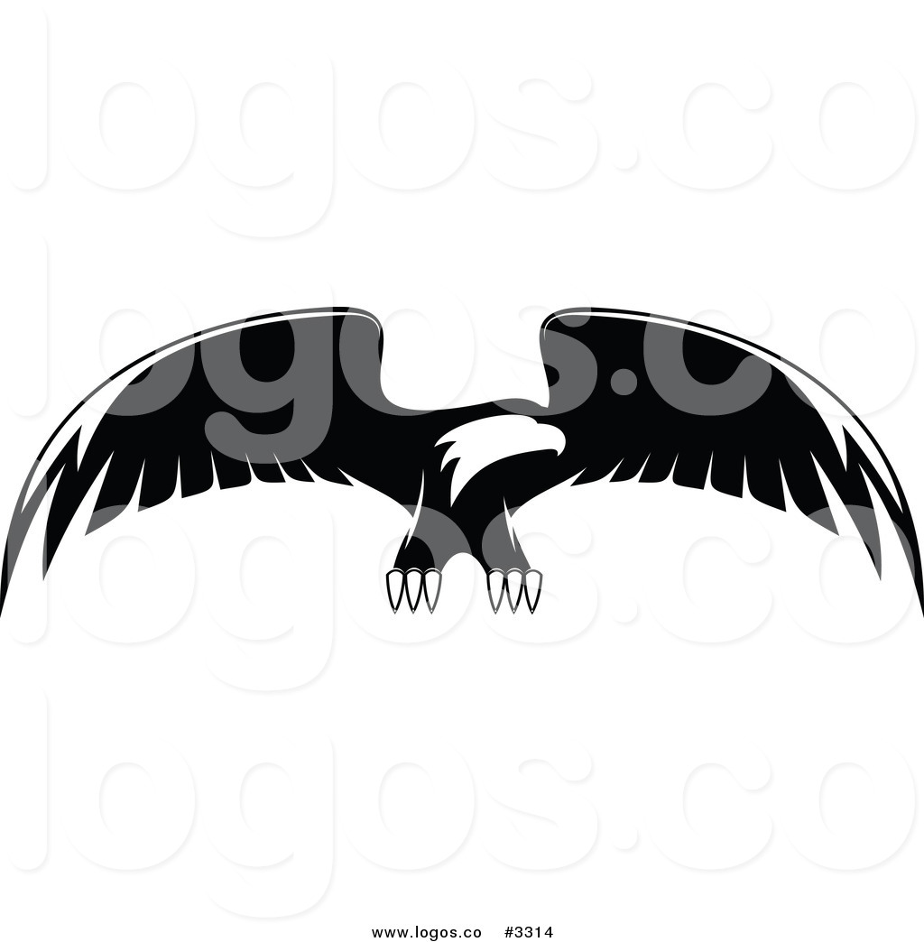 Pictures of Bald Eagle Black and White Logos