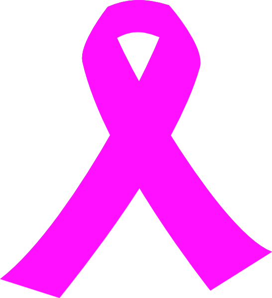 Pink Ribbon Vector Clip Art