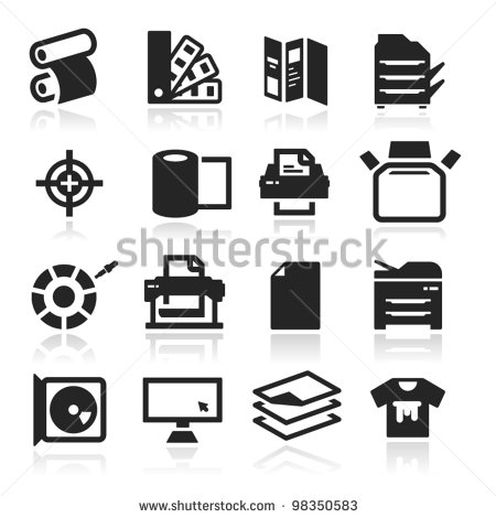 Printer Icon Vector Free