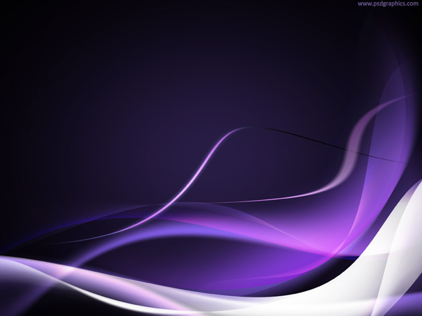 Purple and White Waves