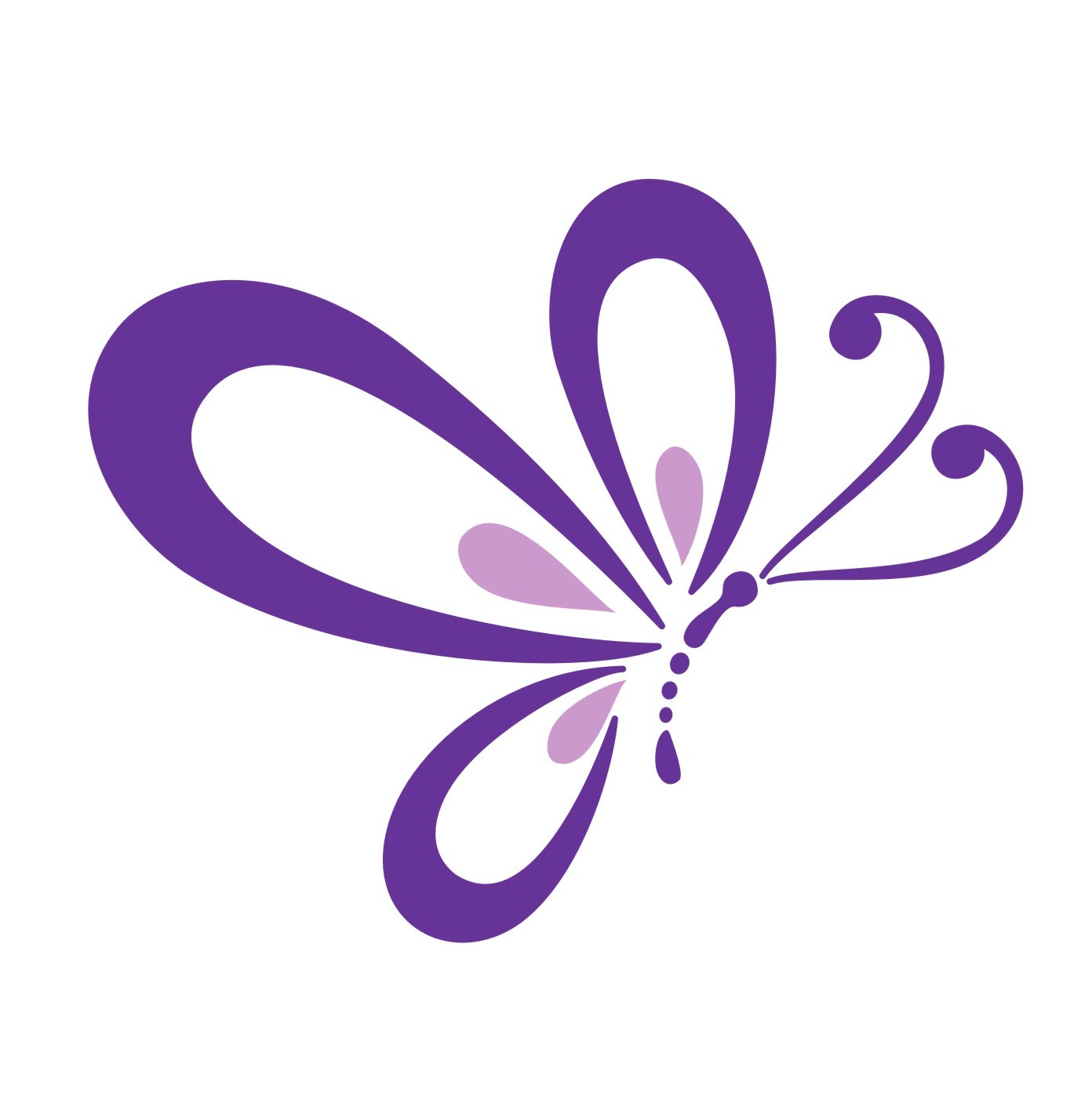 Purple Butterfly Clip Art