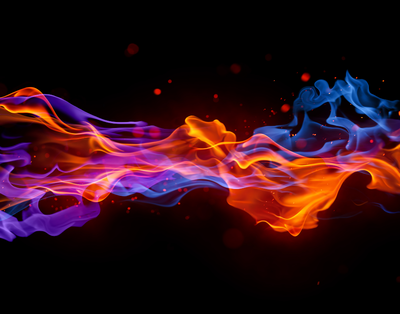Red Fire Blue Flame Red Fire Blue Flame