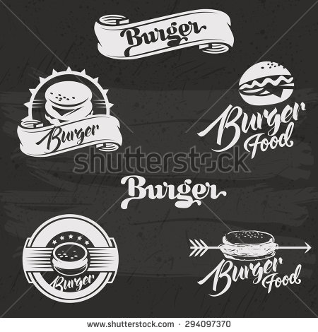 Retro Burger Vector