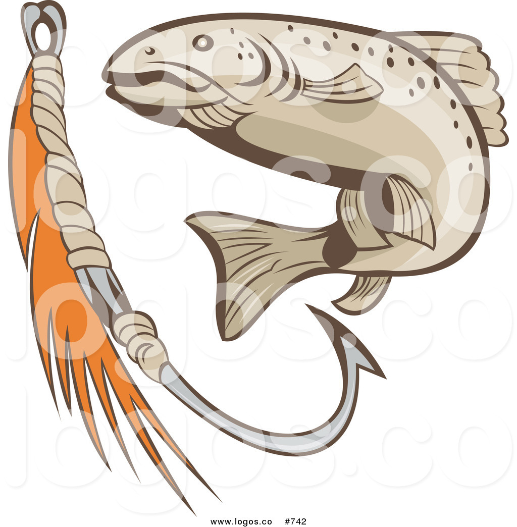 Royalty Free Clip Art Fishing Hook Logos