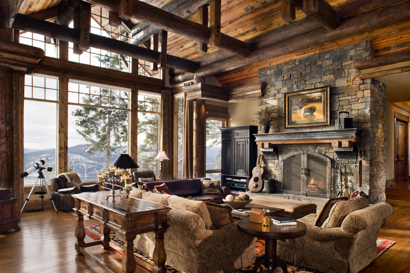 Rustic Country Style Living Room