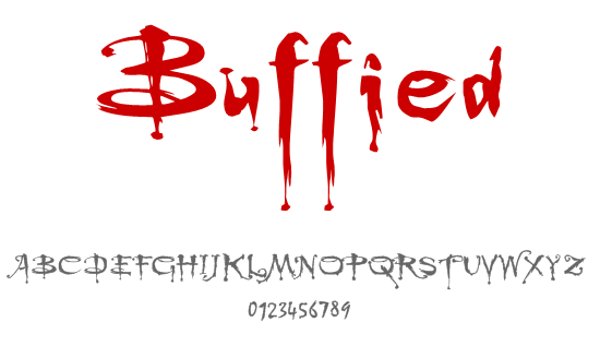 Scary Halloween Letters Font