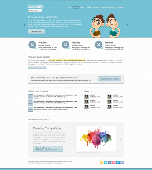 School Templates Website School Templates Website