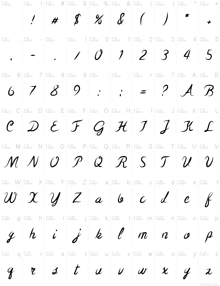 7 Cuban Cursive Fonts Images