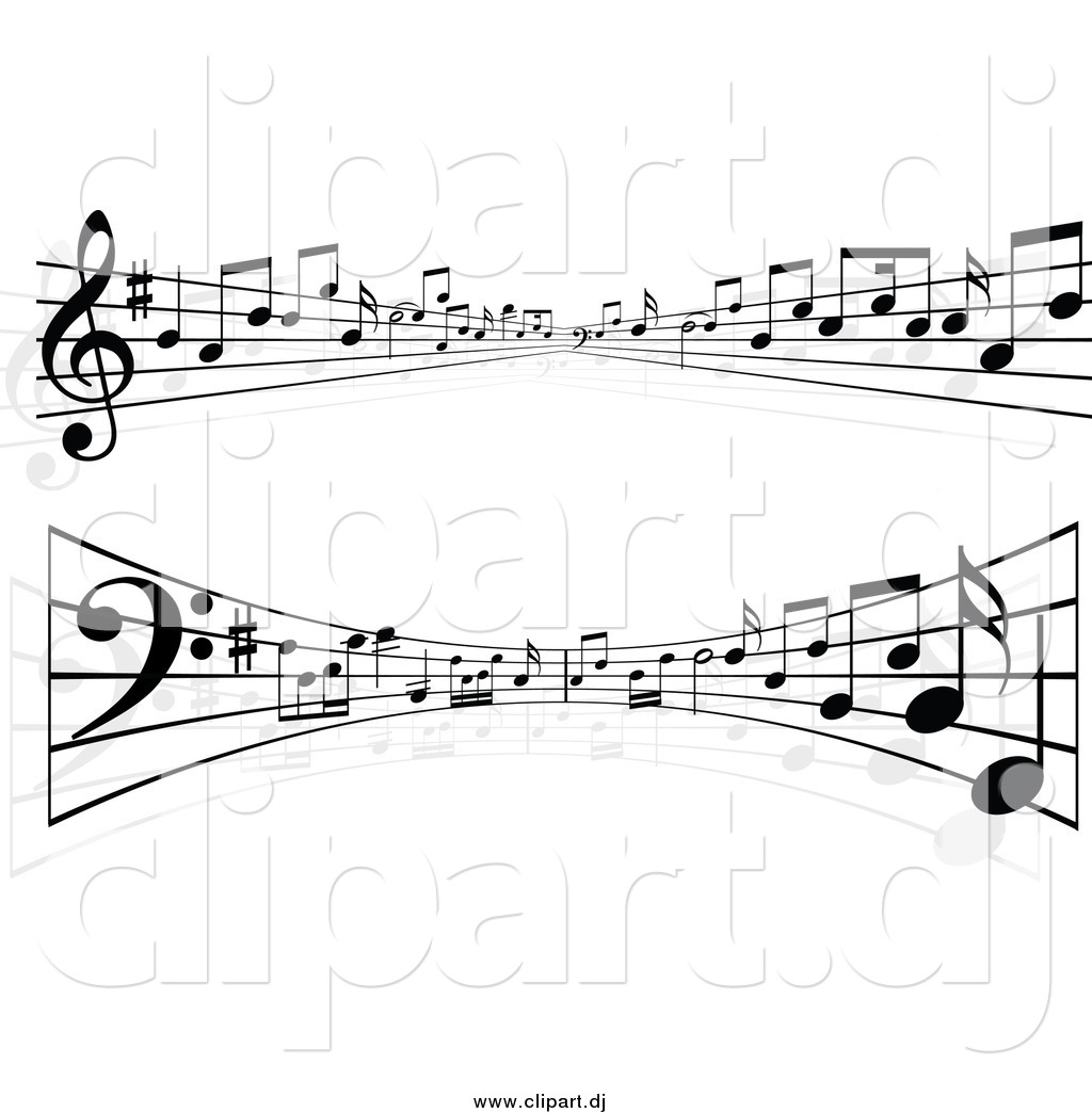 Sheet Music Notes Clip Art