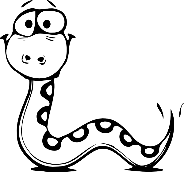 10 Snake Black And White Graphics Images