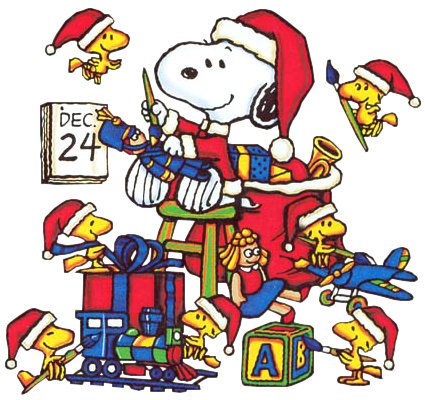 Snoopy Woodstock Christmas Cartoon