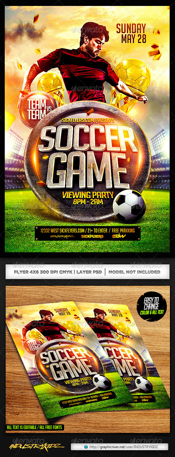 Soccer Flyers Templates Free