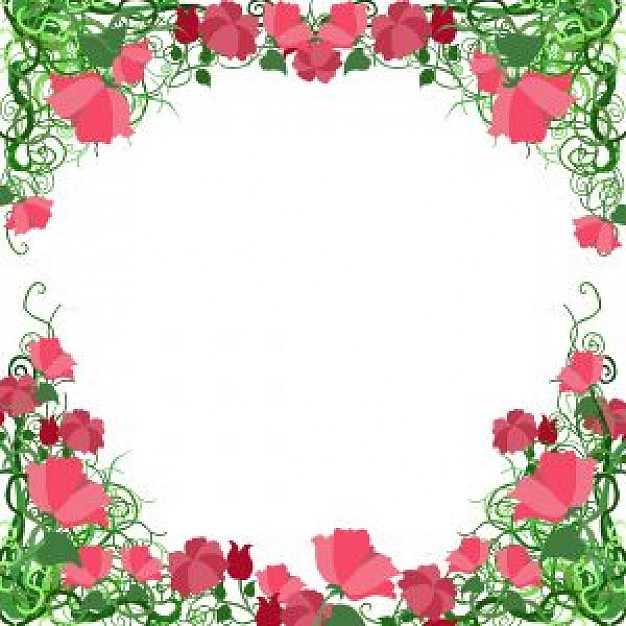 Spring Flower Border Frame Free Photo