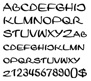 Traditional Font Styles Number