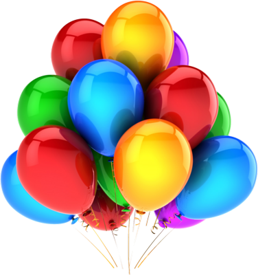 Transparent Birthday Balloons