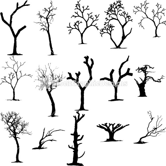 Tree Silhouette Vector Illustration