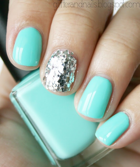 Turquoise Color Nail Designs